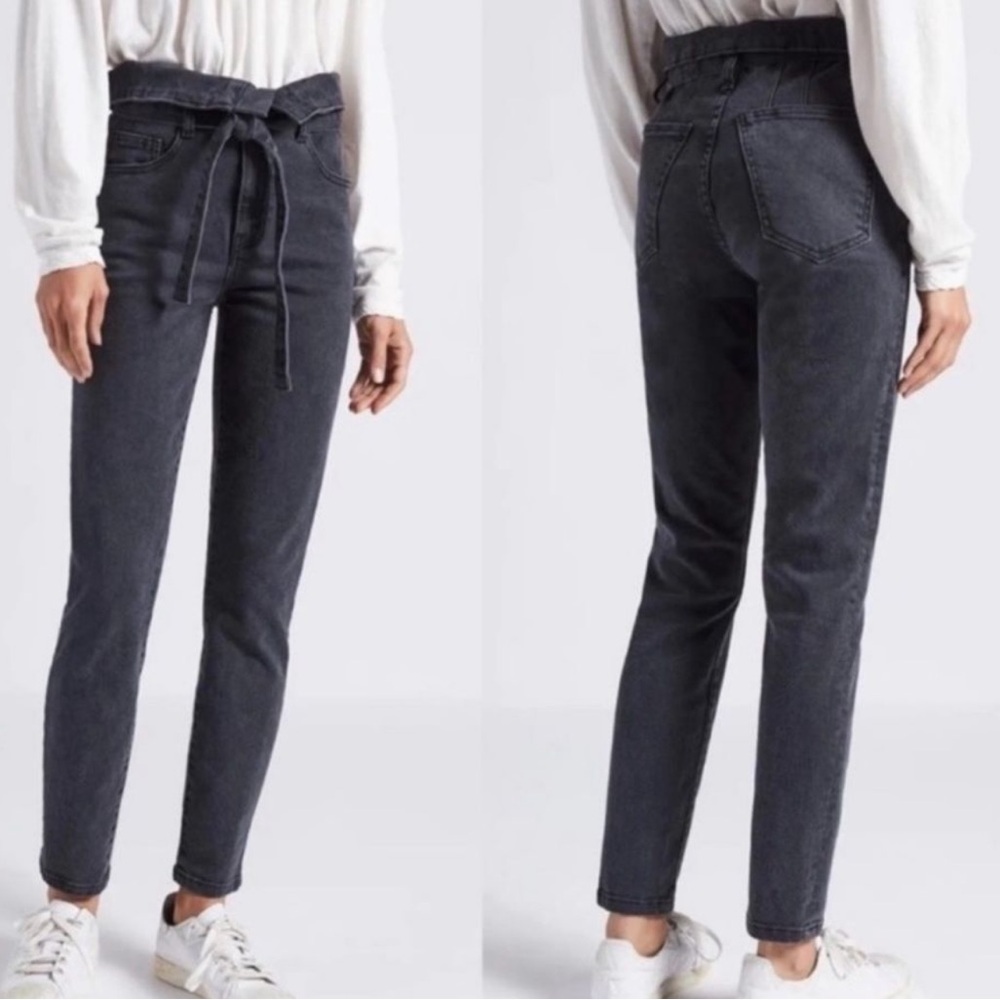 NEW CURRENT/ELLIOTT The Corset Stiletto Women's
Black Denim Jeans